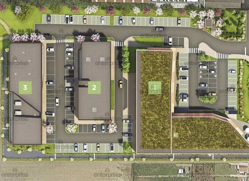 Local commercial dans Bouvines à louer - Plan de site – Image 2 sur 3