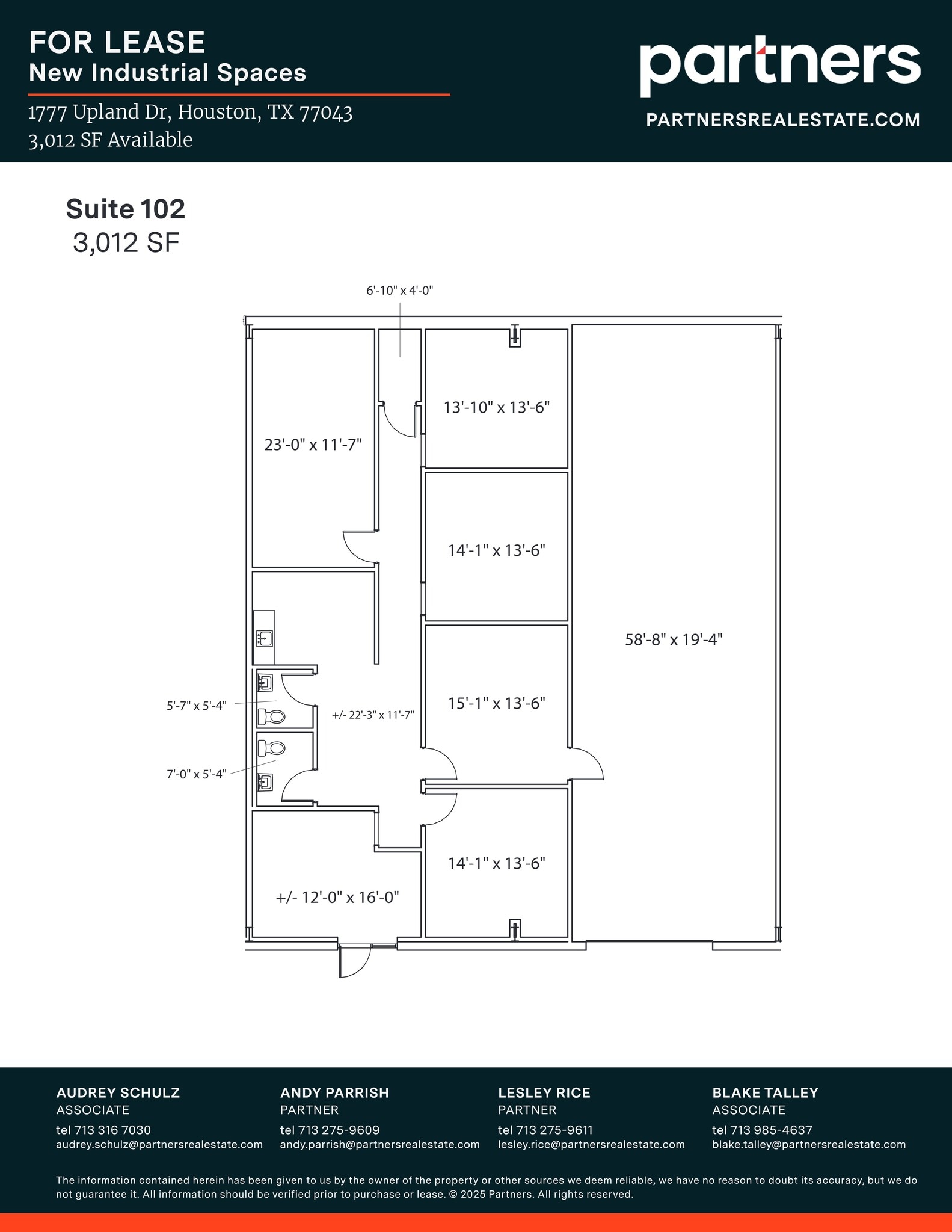 1771 Upland Dr, Houston, TX à louer Plan de site– Image 1 sur 1