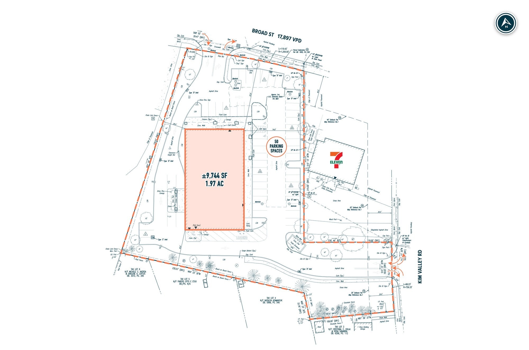 4125 S Broad St, Trenton, NJ à louer Plan de site– Image 1 sur 1