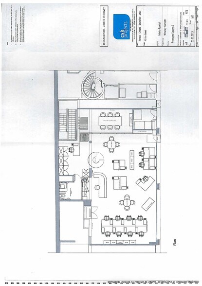 45-57 Gee St, Londres à louer - Plan d’étage – Image 3 sur 3