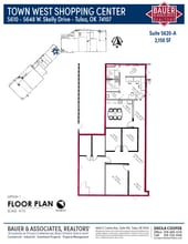 5610-5648 W Skelly Dr, Tulsa, OK à louer Plan d’étage– Image 1 sur 1