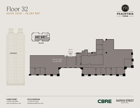 191 peachtree St NE, Atlanta, GA à louer Plan d’étage– Image 1 sur 1