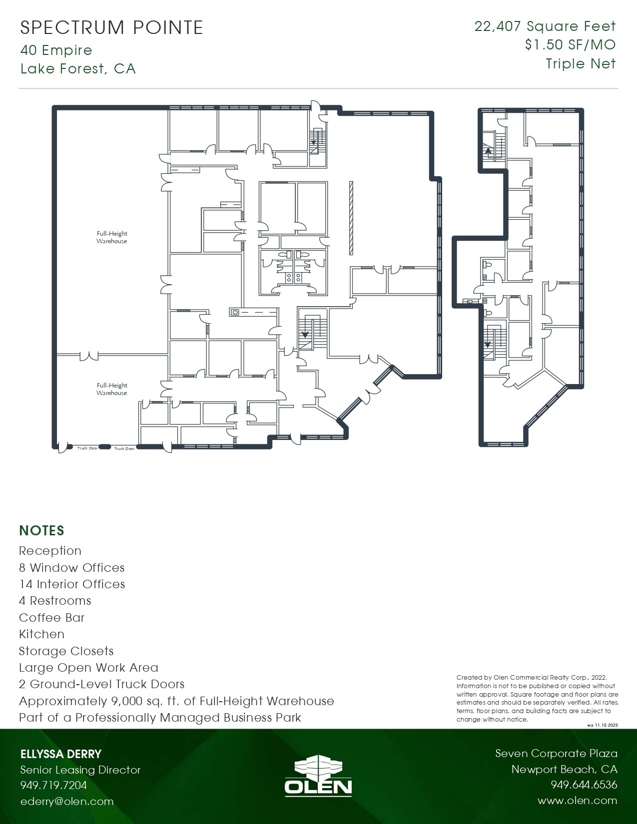 40 Empire, Lake Forest, CA à louer Plan d’étage– Image 1 sur 1