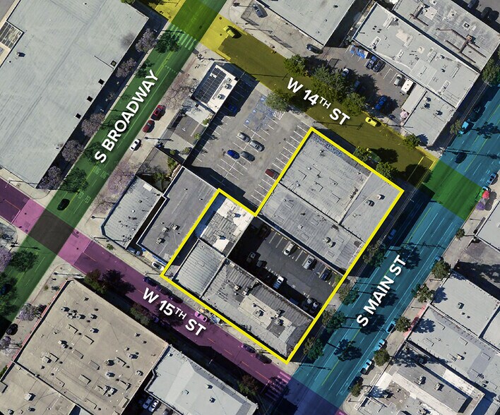 1401-1421 S Main St, Los Angeles, CA à vendre - Aérien – Image 3 sur 5