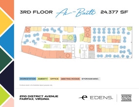 2905 District Ave, Fairfax, VA à louer Plan d’étage– Image 1 sur 1