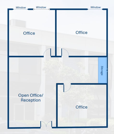 4540 Kearny Villa Rd, San Diego, CA à louer Plan d’étage– Image 1 sur 1