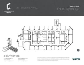 2850 E Camelback Rd, Phoenix, AZ à louer Plan d’étage– Image 2 sur 2