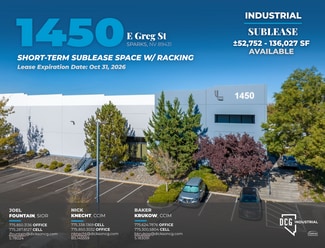 Plus de détails pour 1450 E Greg St, Sparks, NV - Industriel/Logistique à louer