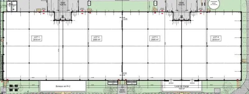 Local d'activités dans Puiseux-en-France à vendre - Plan d’étage – Image 3 sur 3