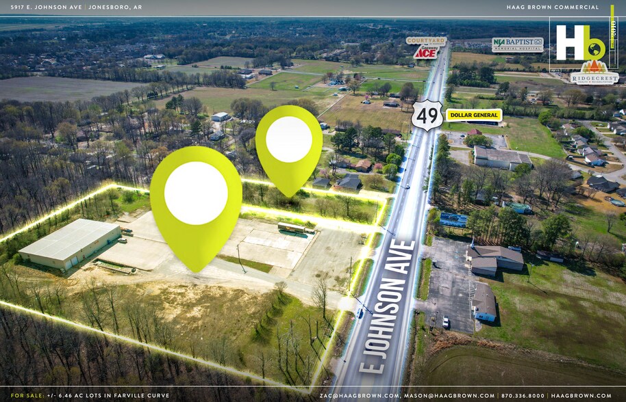 5917 E Johnson Ave, Jonesboro, AR à vendre - Aérien – Image 3 sur 8