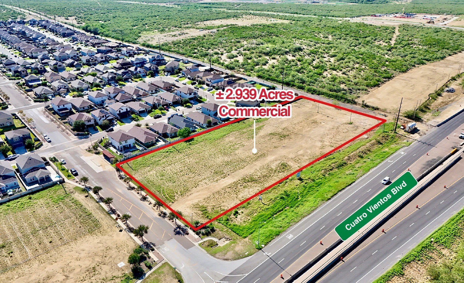 3301 Cuatro Vientos Blvd, Laredo, TX à vendre Aérien– Image 1 sur 7