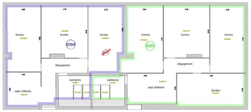 Bureau dans Montpellier à vendre - Plan d’étage – Image 3 sur 12