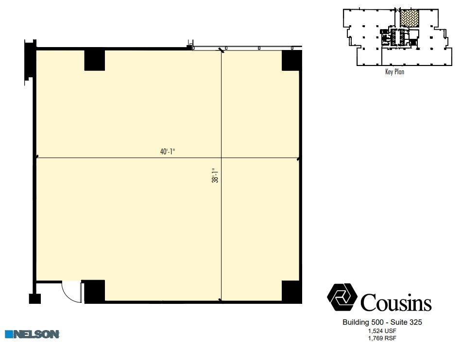 1200 Abernathy Rd NE, Atlanta, GA à louer Plan d’étage– Image 1 sur 1