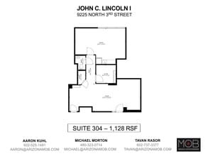 9225 N 3rd St, Phoenix, AZ à louer Plan d’étage– Image 1 sur 1