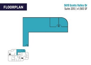 5619 Scotts Valley Dr, Scotts Valley, CA à louer Plan d’étage– Image 1 sur 1
