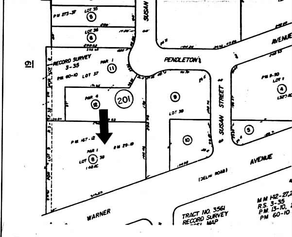 3301-3321 W Warner Ave, Santa Ana, CA à louer - Plan cadastral – Image 2 sur 11