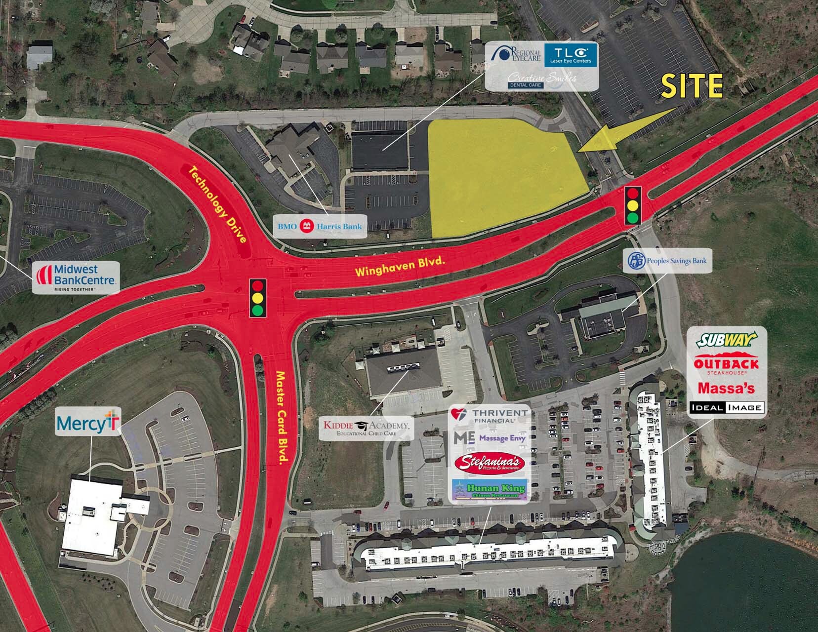 3019-3037 Winghaven Blvd, O'Fallon, MO à vendre Photo principale– Image 1 sur 5