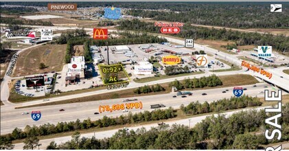 17530 HWY 59, New Caney, TX - Vue aérienne vue de carte - Image1