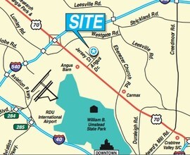 8609 Jersey Ct, Raleigh, NC - VUE AÉRIENNE vue de carte