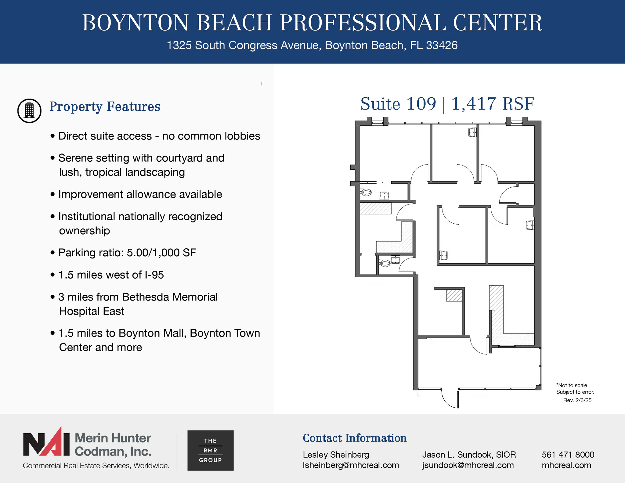 1325 S Congress Ave, Boynton Beach, FL à louer Plan d’étage– Image 1 sur 1