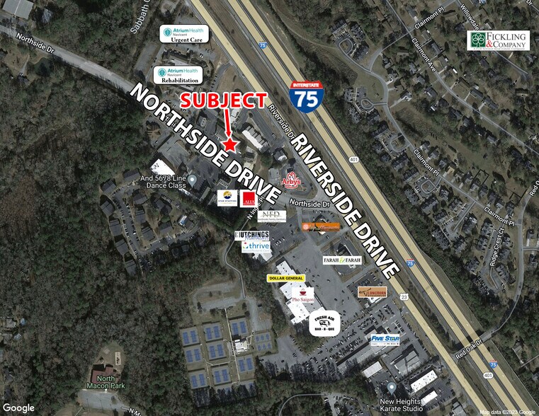 3309-3329 Northside Dr, Macon-Bibb, GA à louer - Photo de l’immeuble – Image 3 sur 4