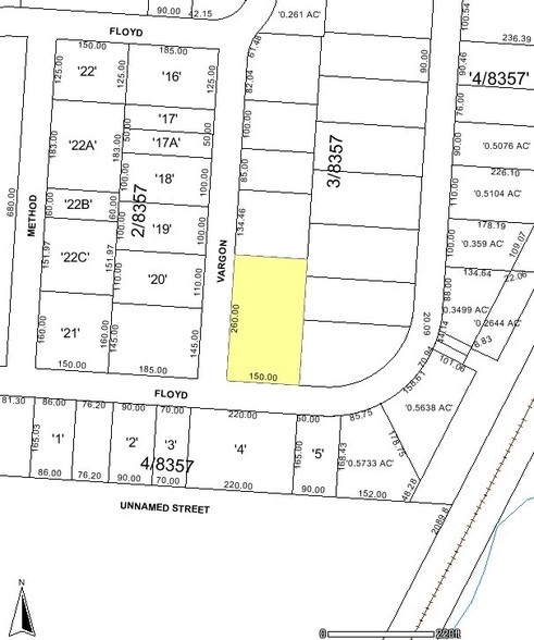 13500-13520 Vargon St, Dallas, TX à louer - Plan cadastral – Image 3 sur 6