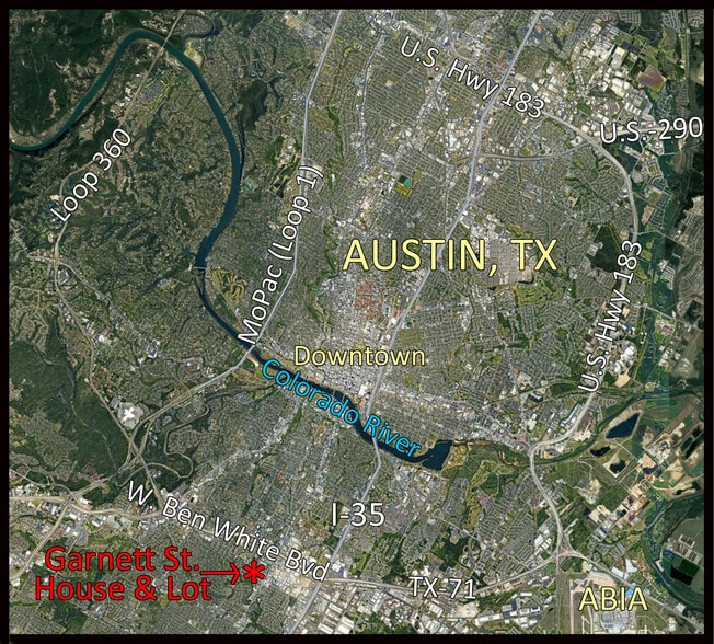4417 Garnett St, Austin, TX à vendre - Aérien – Image 2 sur 8