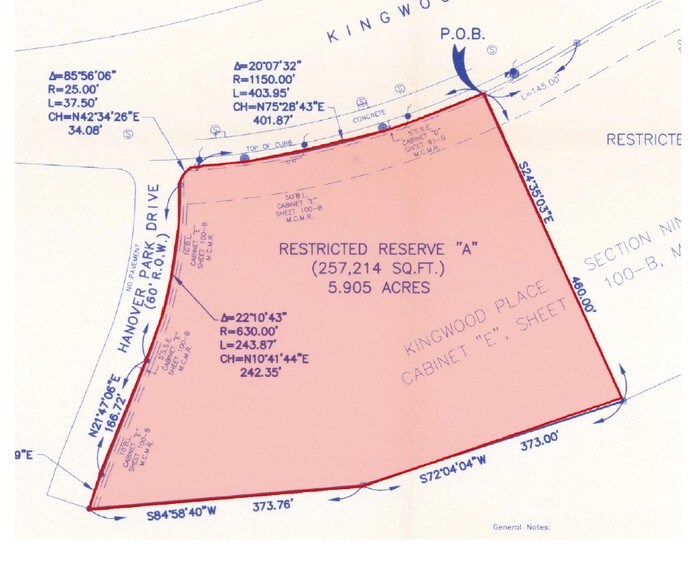 Kingwood Dr, Kingwood, TX à vendre - Plan cadastral – Image 3 sur 3
