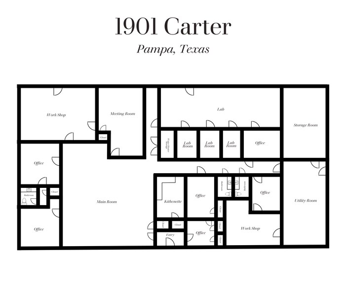 1901 Carter St, Pampa, TX à vendre - Plan d’étage – Image 2 sur 44