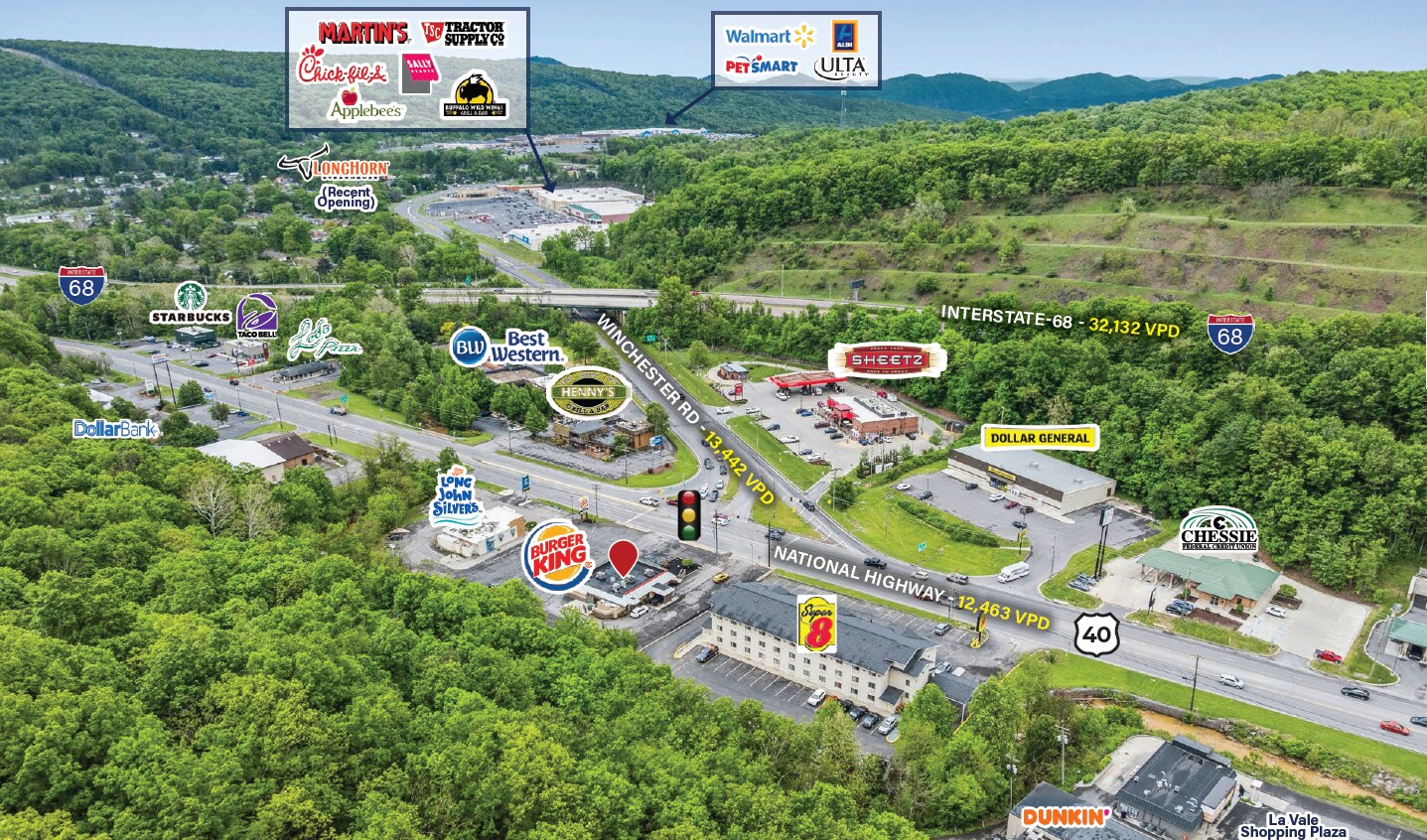 1299 National Hwy, Cumberland, MD à vendre Photo de l’immeuble– Image 1 sur 3