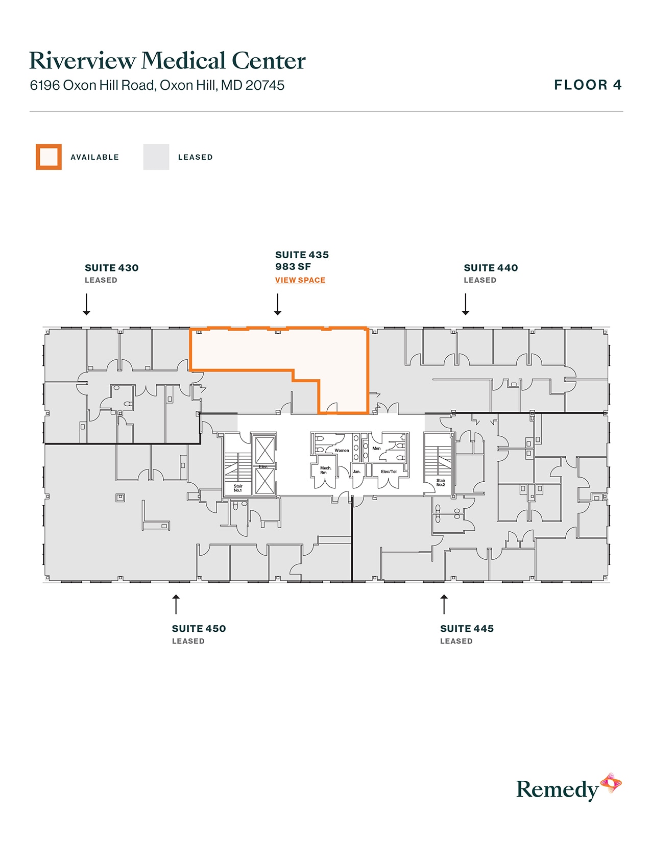 6196 Oxon Hill Rd, Oxon Hill, MD à louer Plan d’étage– Image 1 sur 4