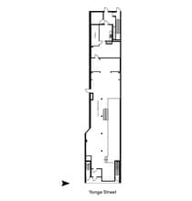 754 Yonge St, Toronto, ON à louer Plan d’étage– Image 1 sur 7