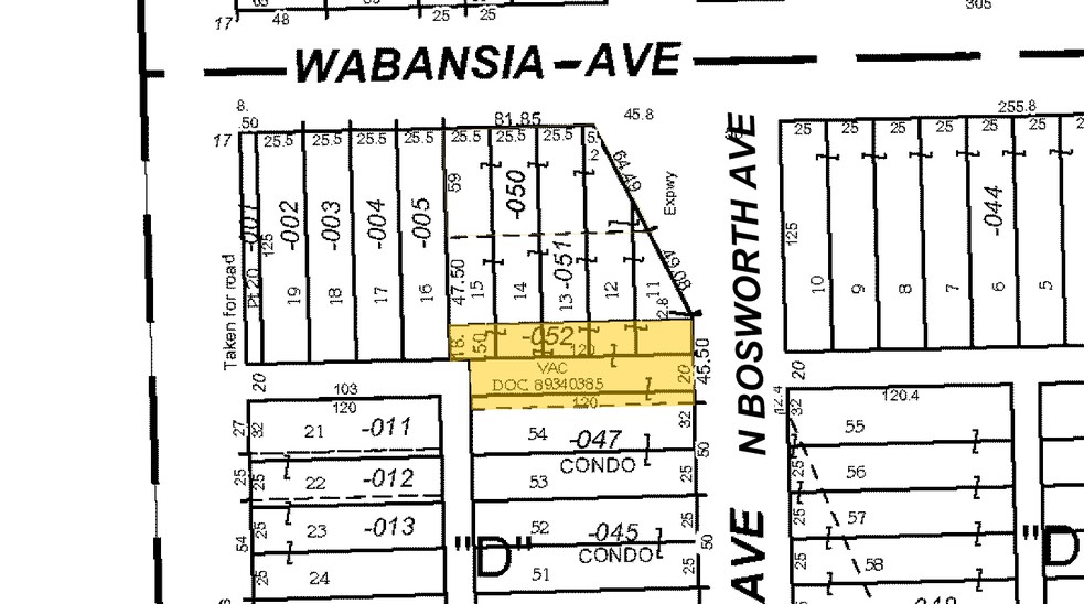 1646 N Bosworth Ave, Chicago, IL à vendre - Plan cadastral – Image 1 sur 1