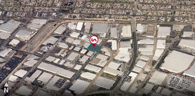 2041 Davie Ave, Los Angeles, CA à louer - Aérien – Image 3 sur 5