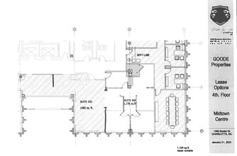 1300 Baxter St, Charlotte, NC à louer Plan d’étage– Image 1 sur 12