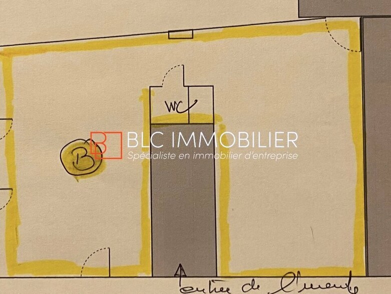 Local commercial dans Marseille à louer - Plan d’étage – Image 3 sur 3