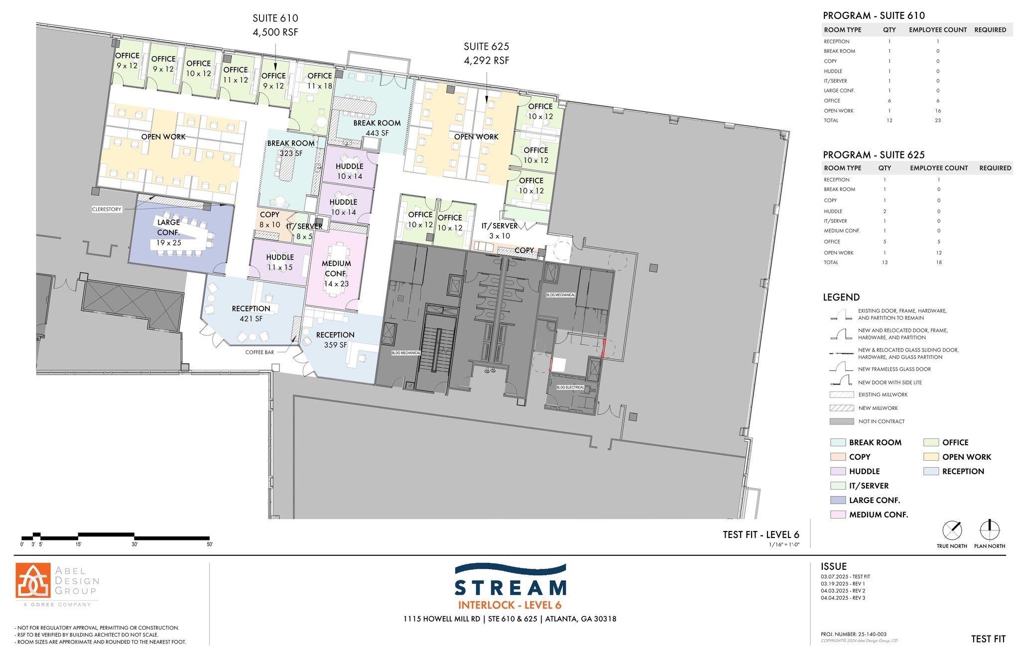 1115 Howell Mill Rd NW, Atlanta, GA à louer Plan d’étage– Image 1 sur 1