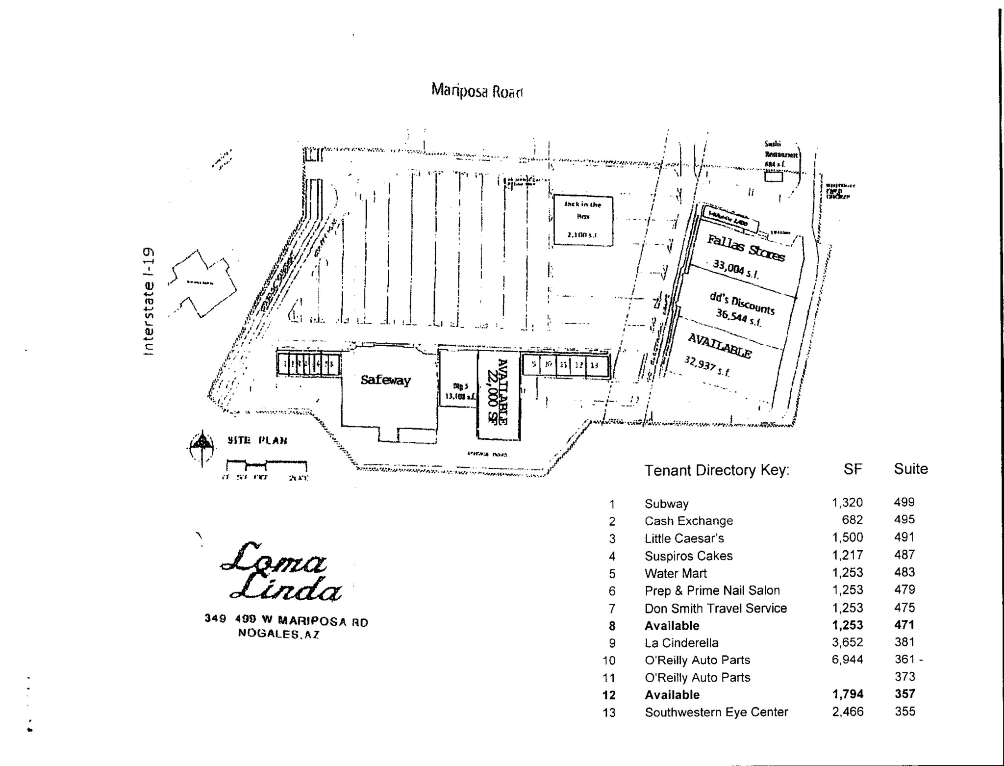 351-499 W Mariposa Rd, Nogales, AZ à louer Plan de site– Image 1 sur 1