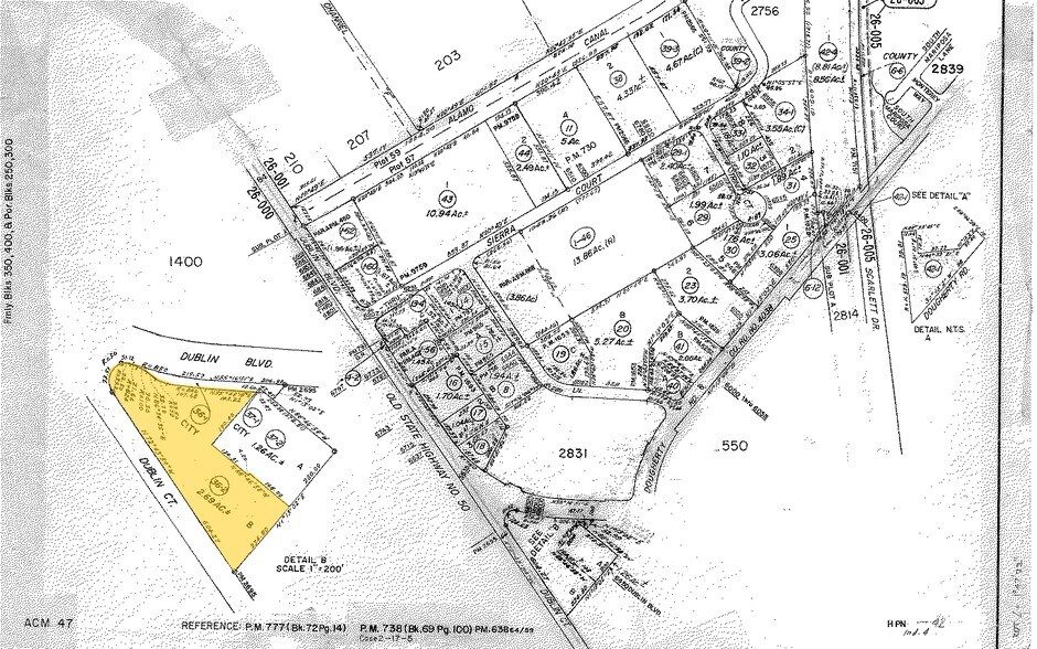 6500-6632 Dublin Blvd, Dublin, CA à vendre - Plan cadastral – Image 2 sur 13