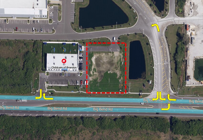 6050 Big Bend Rd, Gibsonton, FL à louer - Aérien – Image 2 sur 2