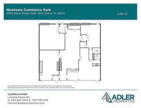 4350-4380 Oakes Rd, Davie, FL à louer Plan d’étage– Image 1 sur 27