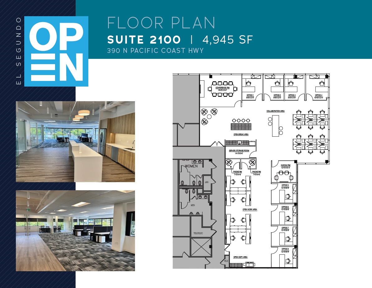 300 N Pacific Coast Hwy, El Segundo, CA à louer Plan d’étage– Image 1 sur 1