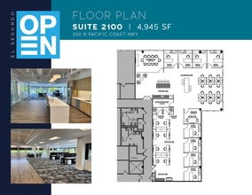 300 N Pacific Coast Hwy, El Segundo, CA à louer Plan d’étage– Image 1 sur 1