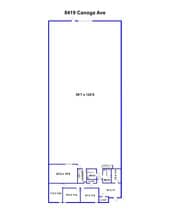 8411-8421 Canoga Ave, Canoga Park, CA à louer Plan de site– Image 1 sur 2