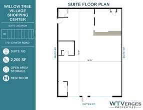 7701 Dwyer Blvd, New Orleans, LA à louer Plan d’étage– Image 1 sur 1