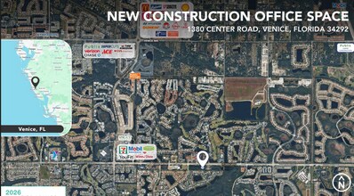 1380 Center Rd, Venice, FL à louer Carte– Image 2 sur 8