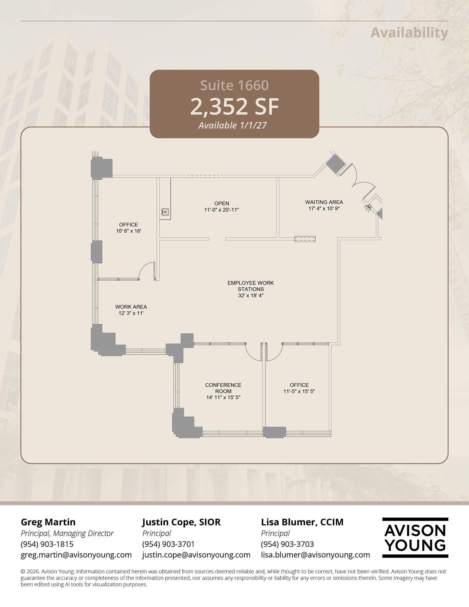 200 E Las Olas Blvd, Fort Lauderdale, FL à louer Plan d’étage– Image 1 sur 1