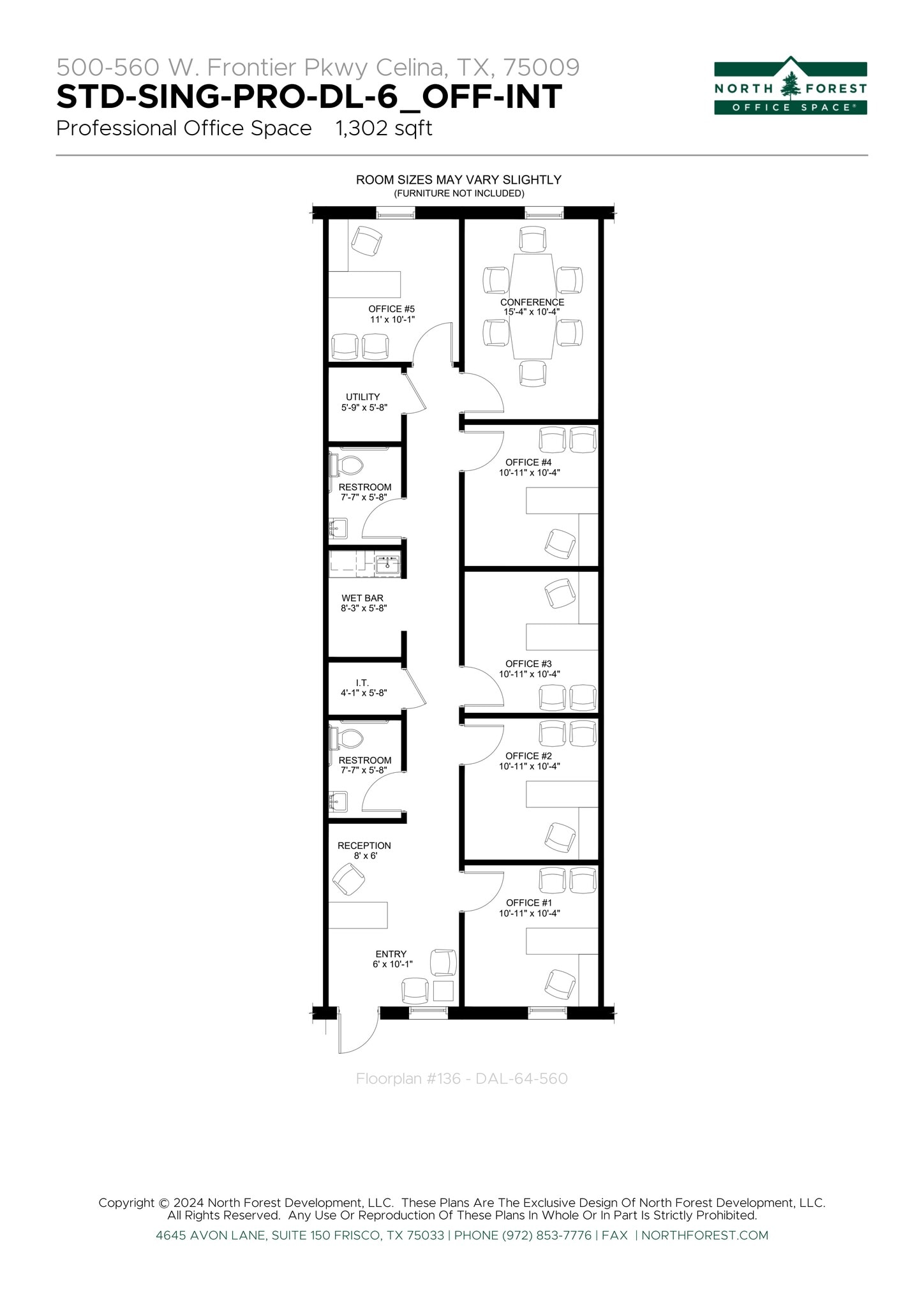 560 W Frontier Pky, Celina, TX à louer Plan de site– Image 1 sur 2