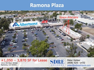 Plus de détails pour 1407-1467 Main St, Ramona, CA - Local commercial à louer