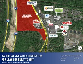 Plus de détails pour Richmond Highway, Stafford, VA - Terrain à louer